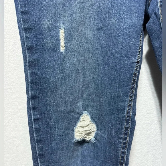 Buffalo David Bitton Jess Rip & Repair Mid Rise Skinny Jeans Size 6/28 - Picture 3 of 10